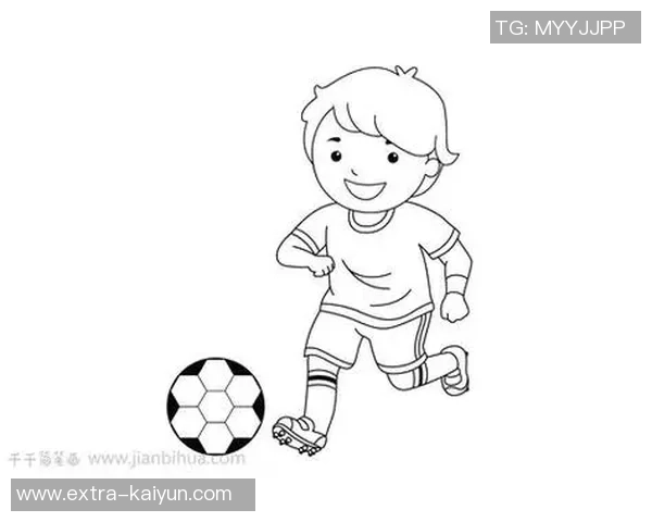 踢足球男生简笔画教程轻松绘制足球少年动感瞬间